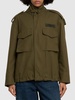 Stretch cotton canvas jacket