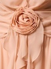 Draped georgette dress