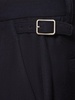 Cuffed two-tuck wool pants
