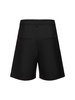 Carrie pleated wool blend shorts