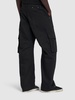 Golden cotton blend cargo pants