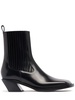 40mm Chiara brushed leather boots