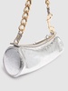 Cindy metallic crinkled cylinder bag