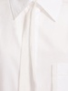 Cutting Tie cotton poplin shirt