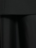 Open back long dress w/ silk skirt