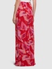 Phoebe printed viscose midi wrap skirt