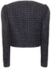 Sequined tweed double breasted jacket