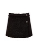 Lurex tweed mini skirt
