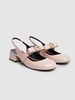 35mm Gianni Ribbon patent sling backs