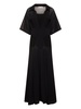 Light cotton blend knit long dress
