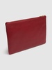 Lili pebbled leather pouch