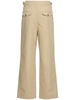 Double pleated pants