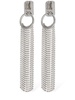 Crystal earrings w/ fringes