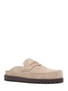 Suede mules