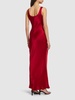 Alison silk charmeuse long dress