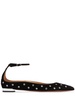10mm Love Affair suede & crystal flats