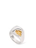 Mined large diamond ring