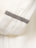Fluid linen blend twill long dress