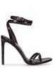 105mm Chrissy leather sandals