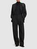 Curved volume tailored pants