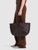 Triple Jump Big bamboo leather bag