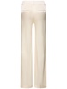 Tailored satin straight pants