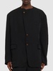 Oversize polyester blazer