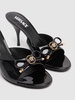 85mm Opera patent leather mules