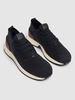 Knit low top sneakers