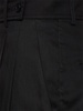 Sheer cotton organza wide pants