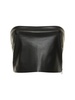 Gwen faux leather tube top
