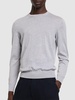 High performance wool crewneck sweater