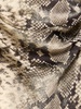 Dayla python print jersey long dress