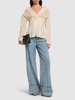 Sheer cotton organza shirt
