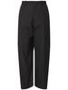 Wool blend pinstripe pants