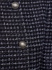 Sequined tweed double breasted jacket