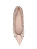Duvettina leather ballerina flats