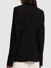 Sady fitted collarless viscose blazer