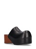 70mm Barlo leather clogs