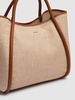 M Summer Marin raffia effect tote bag