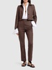 Galizia denim effect straight pants
