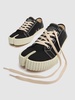 Tabi cotton canvas low top sneakers