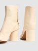 80mm Tabi vintage leather ankle boots