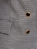 Houndstooth wool & lurex blazer