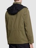 Unlined cotton gabardine filed jacket