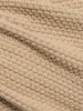 Chunky knit cotton blend mini dress