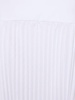 Cotton blend pleated shirt