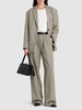 Carrie linen blend straight pants