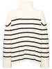 Courtney striped wool cashmere sweater