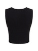 Chace viscose blend crop top